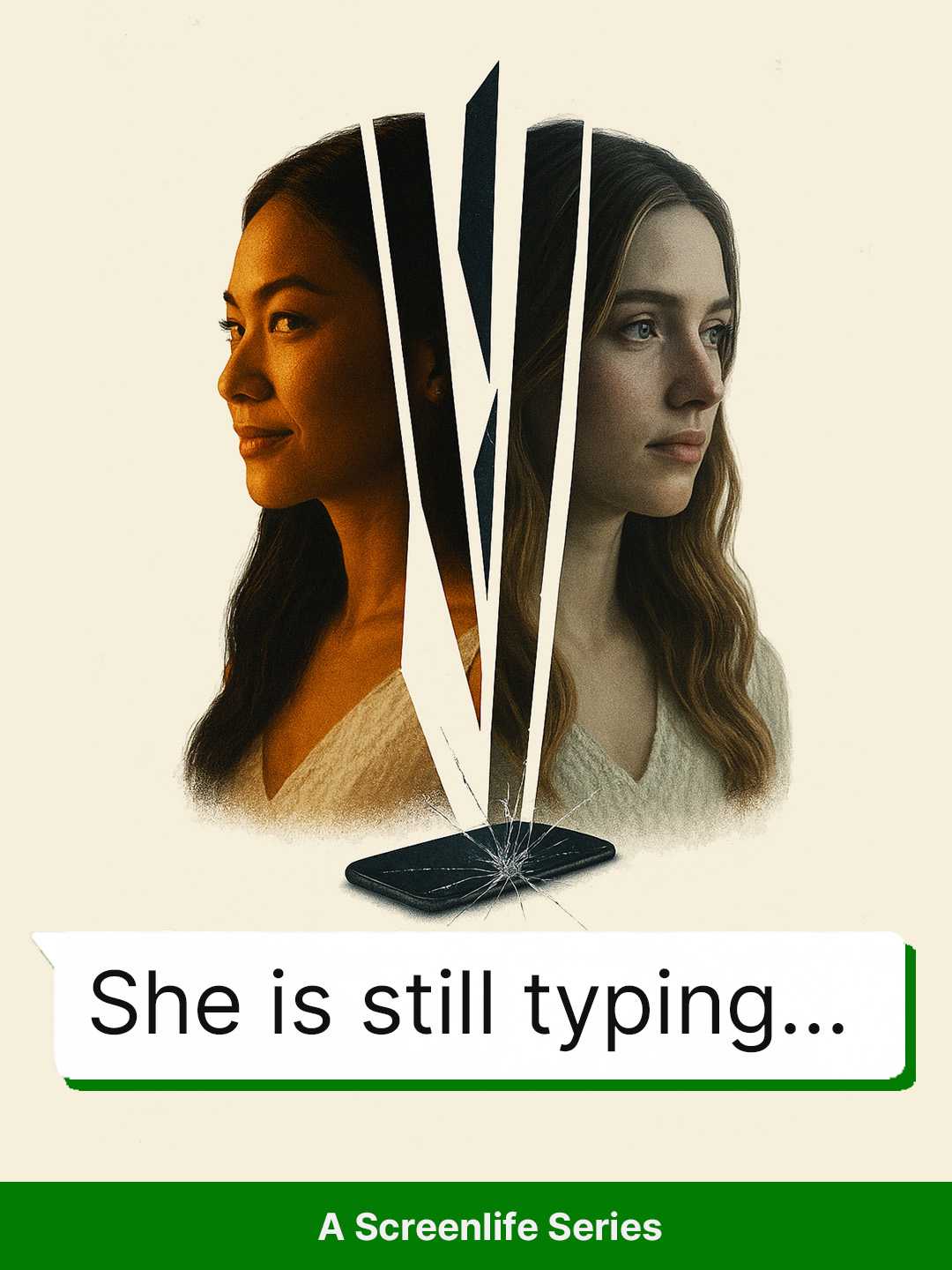 She is still typing...
